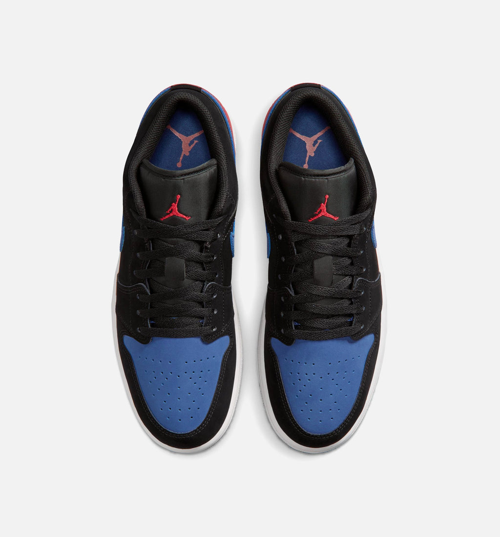 Air Jordan 1 Low Men's Lifestyle Shoes - Black Multi-Color