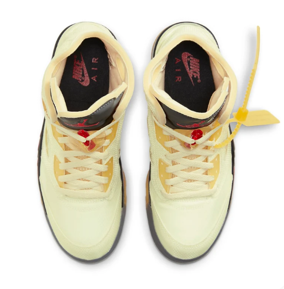 Air Jordan 5 x Off-White SP 'Sail' Sneakers DH8565-100