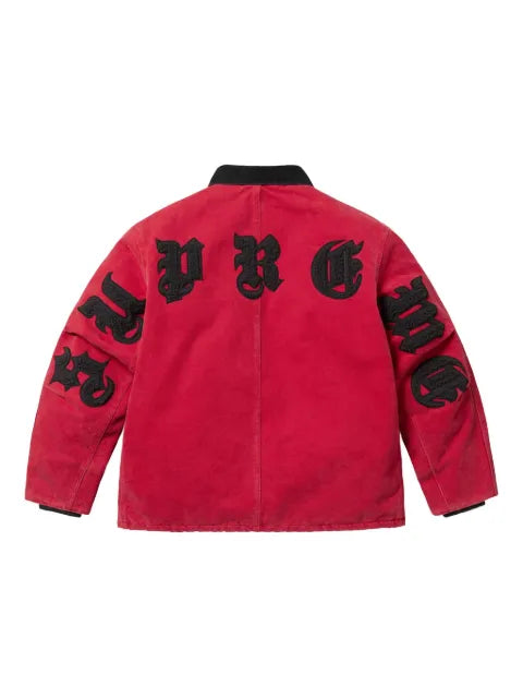 Supreme Old English Canvas "SS 25 - Red" work jacket