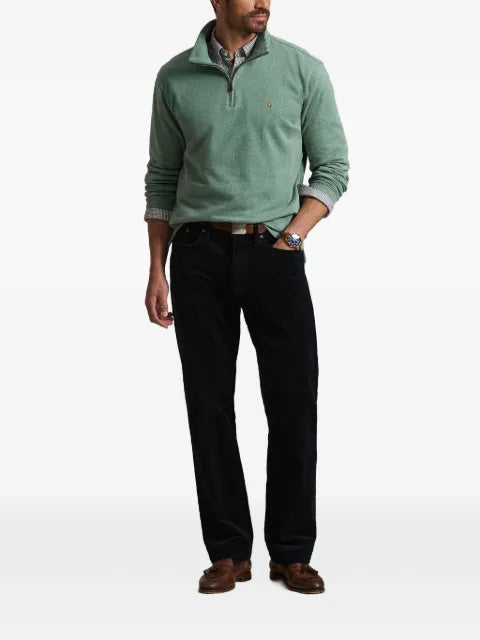 Polo Ralph Lauren Estate-rib quarter-zip sweater