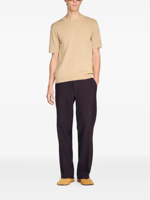 SANDRO knitted T-shirt