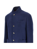Brunello Cucinelli high-neck button-up blazer