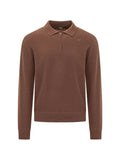 K-Way quarter-zip polo-collar sweater