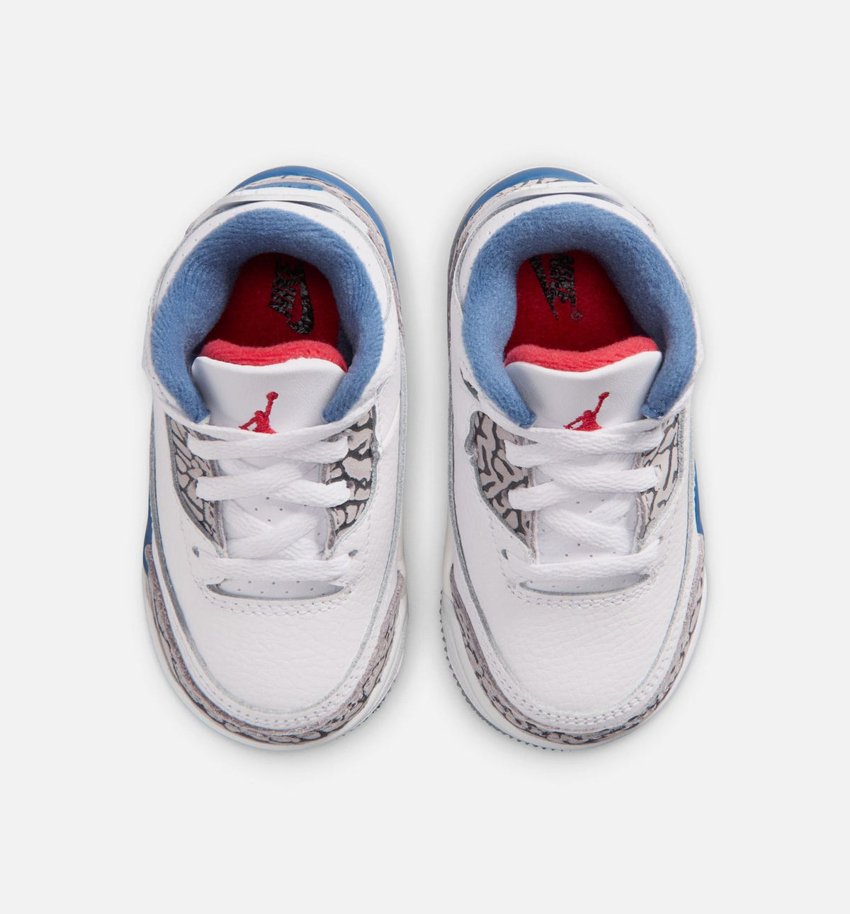 Air Jordan 3 Retro OG True Blue | Infant/Toddler Lifestyle Shoe | White/Fire Red/True Blue