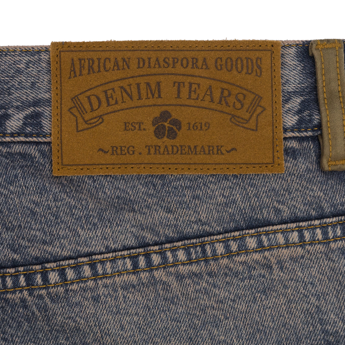 Light Indigo Destroyed Denim