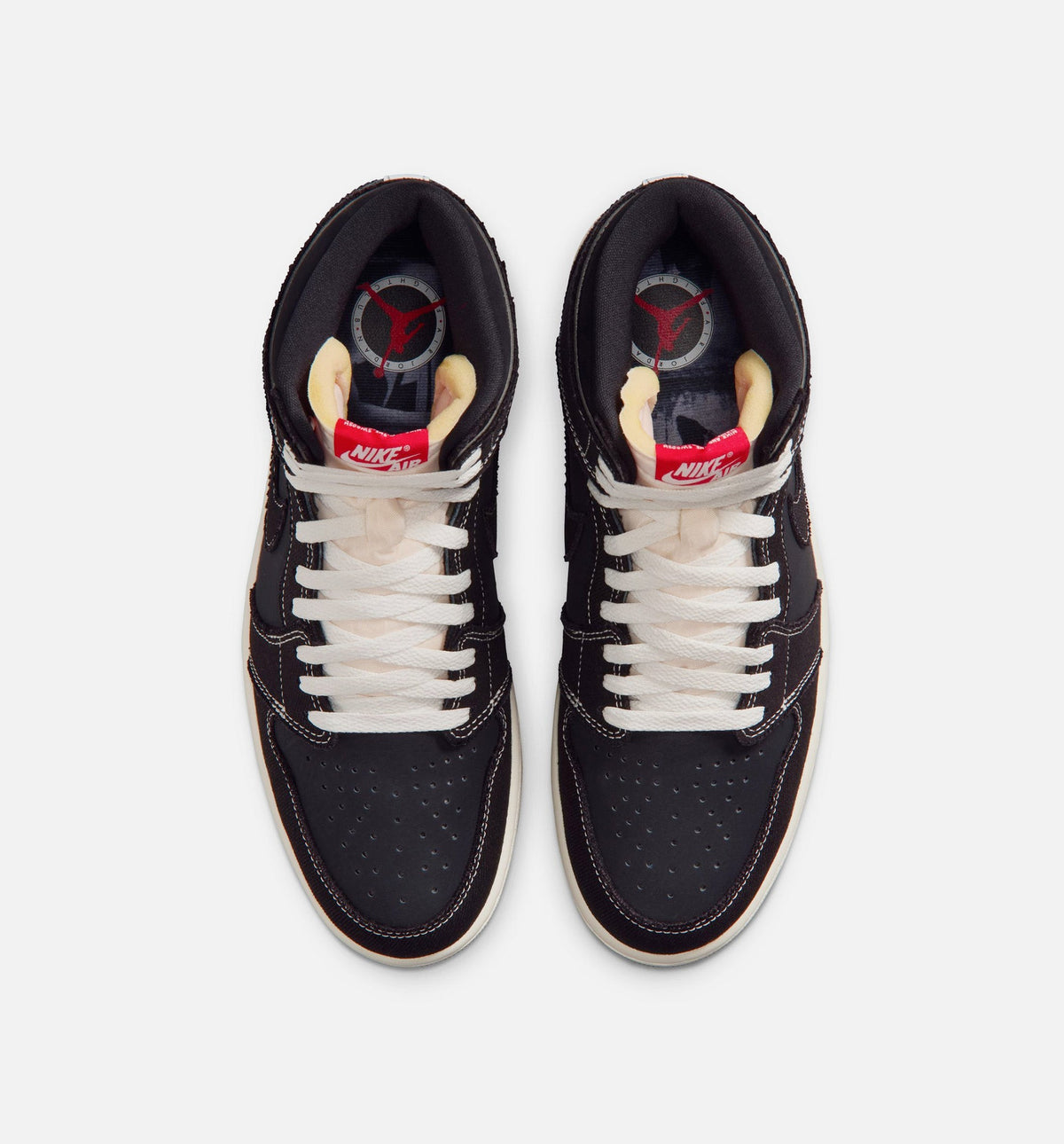 Air Jordan 1 Retro High OG 'Flight Club' - Men's Lifestyle Sneaker (Black/University Red/Sail/Gum Medium Brown)