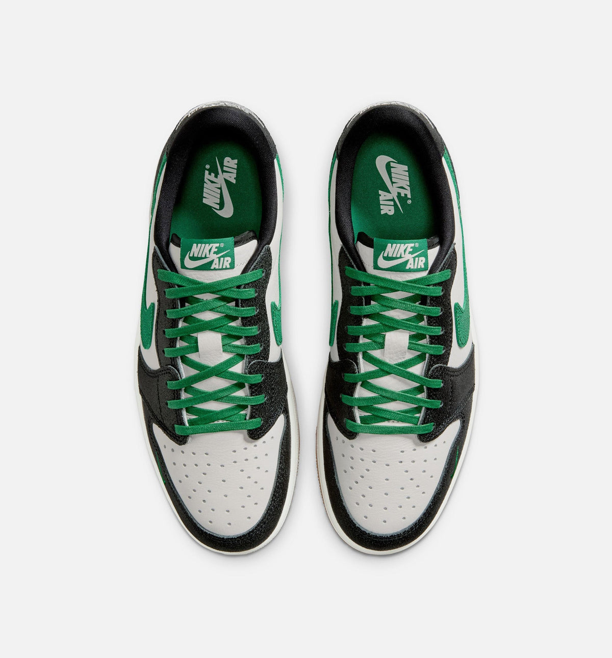 Air Jordan 1 Retro Low OG Phantom and Pine Green | Men's Lifestyle Shoe | Phantom/Pine Green/Black