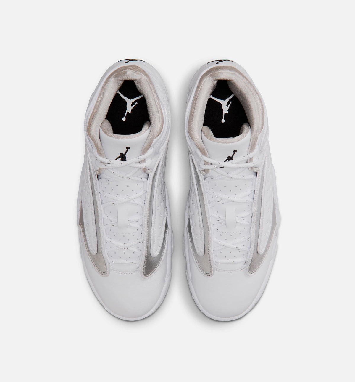 Air Jordan OG Women's Lifestyle Shoes - White/Black/Metallic Silver