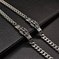 Chrome Hearts cross military flower bracelet
