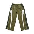 Corteiz Devil's Island Spliced Contrast Casual Pants – Green