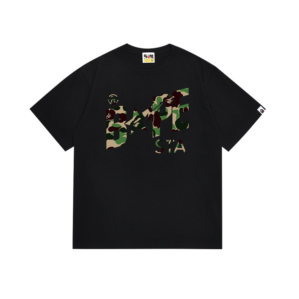 BAPE Green Camo Star Graphic T-Shirt