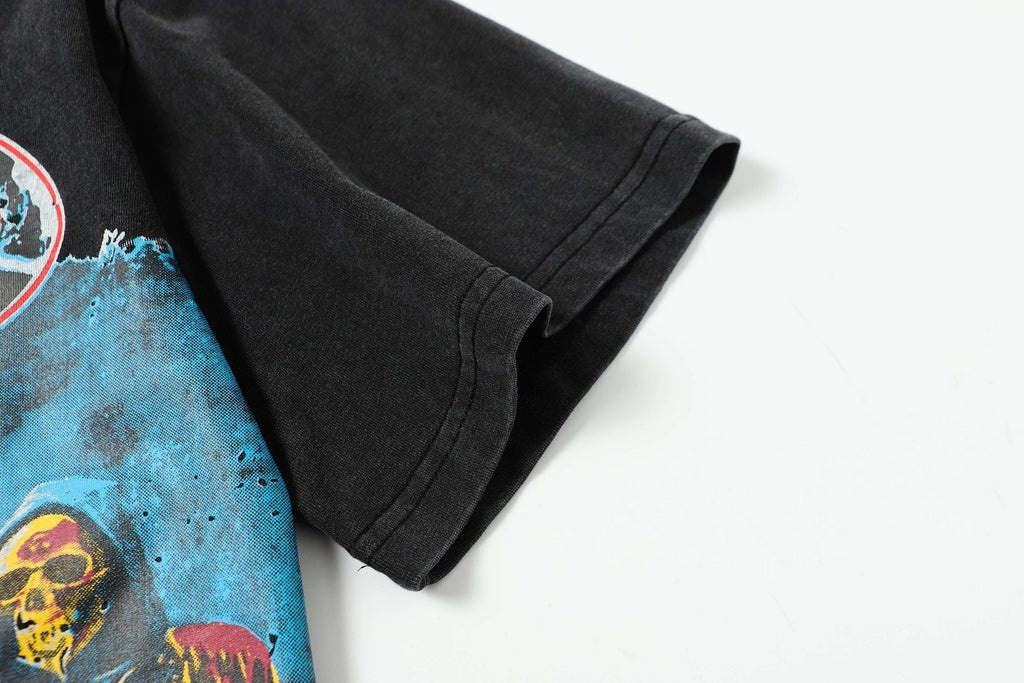 Godspeed Washed Black Rock Graphic T-Shirt
