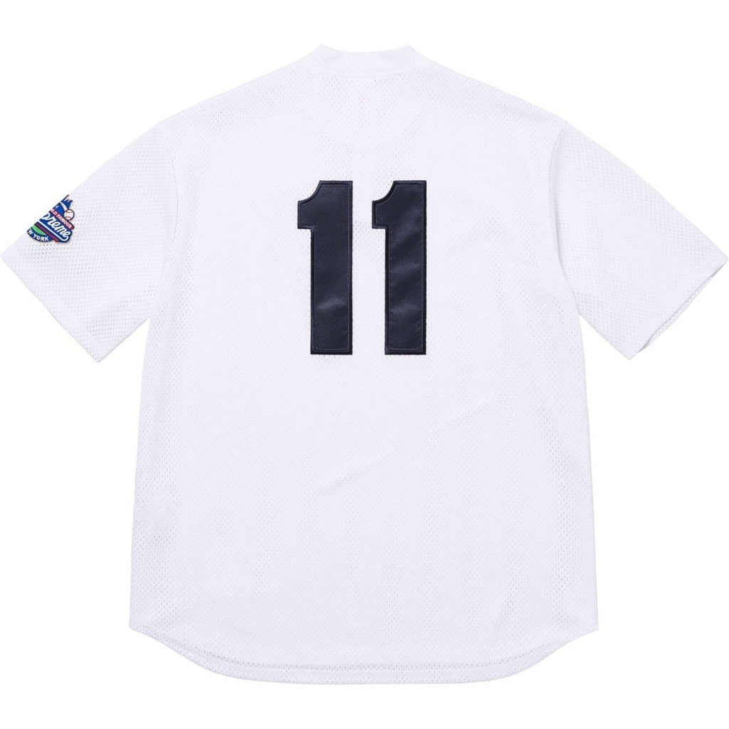 Supreme Mesh Baseball-Style Number Graphic T-Shirt