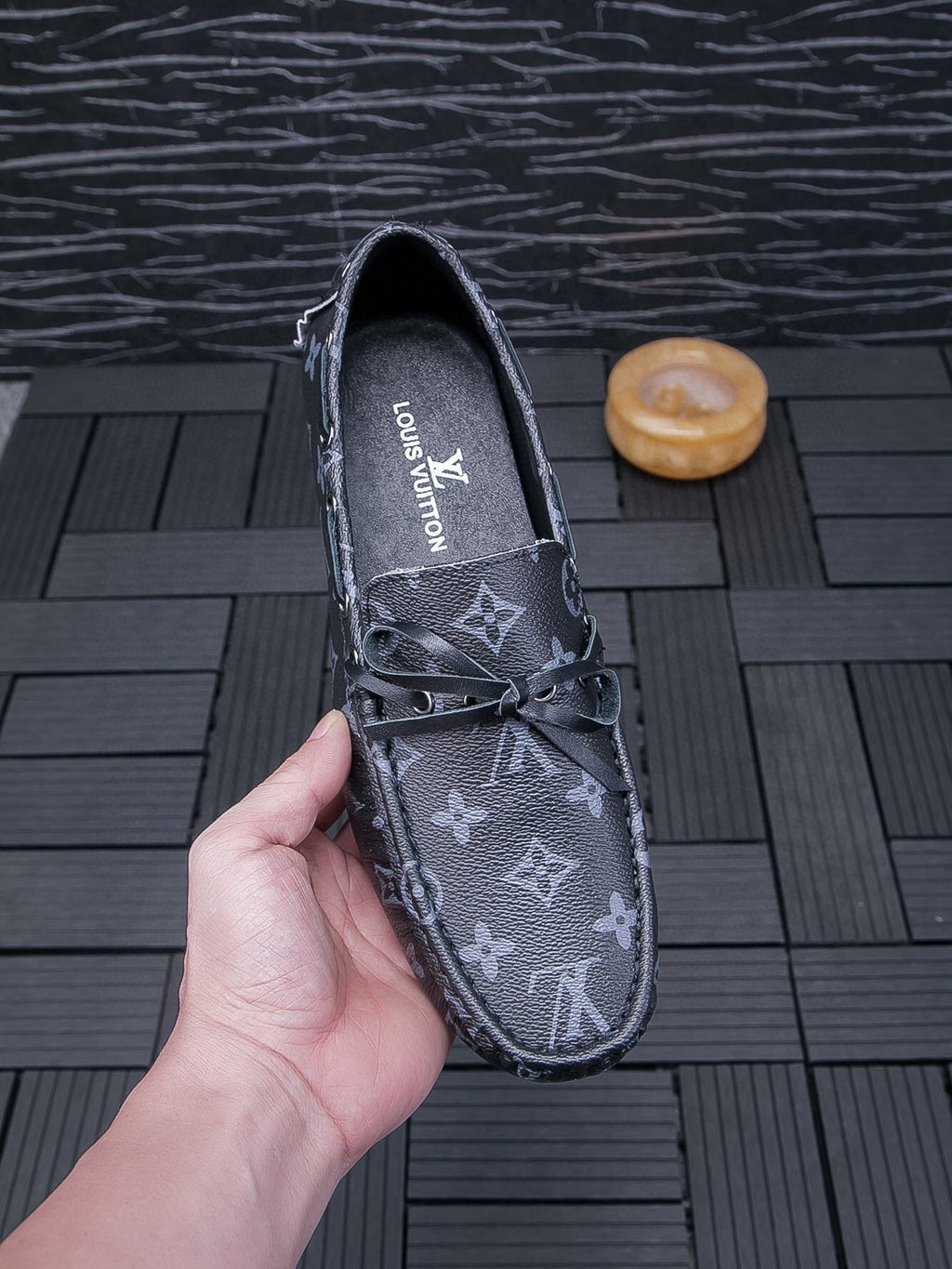 Louis Vuitton Men's Monogram Driving Loafers