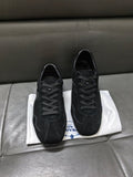 Prada Men's Black Low-Top Sneakers - Black Tonal Upper And Laces