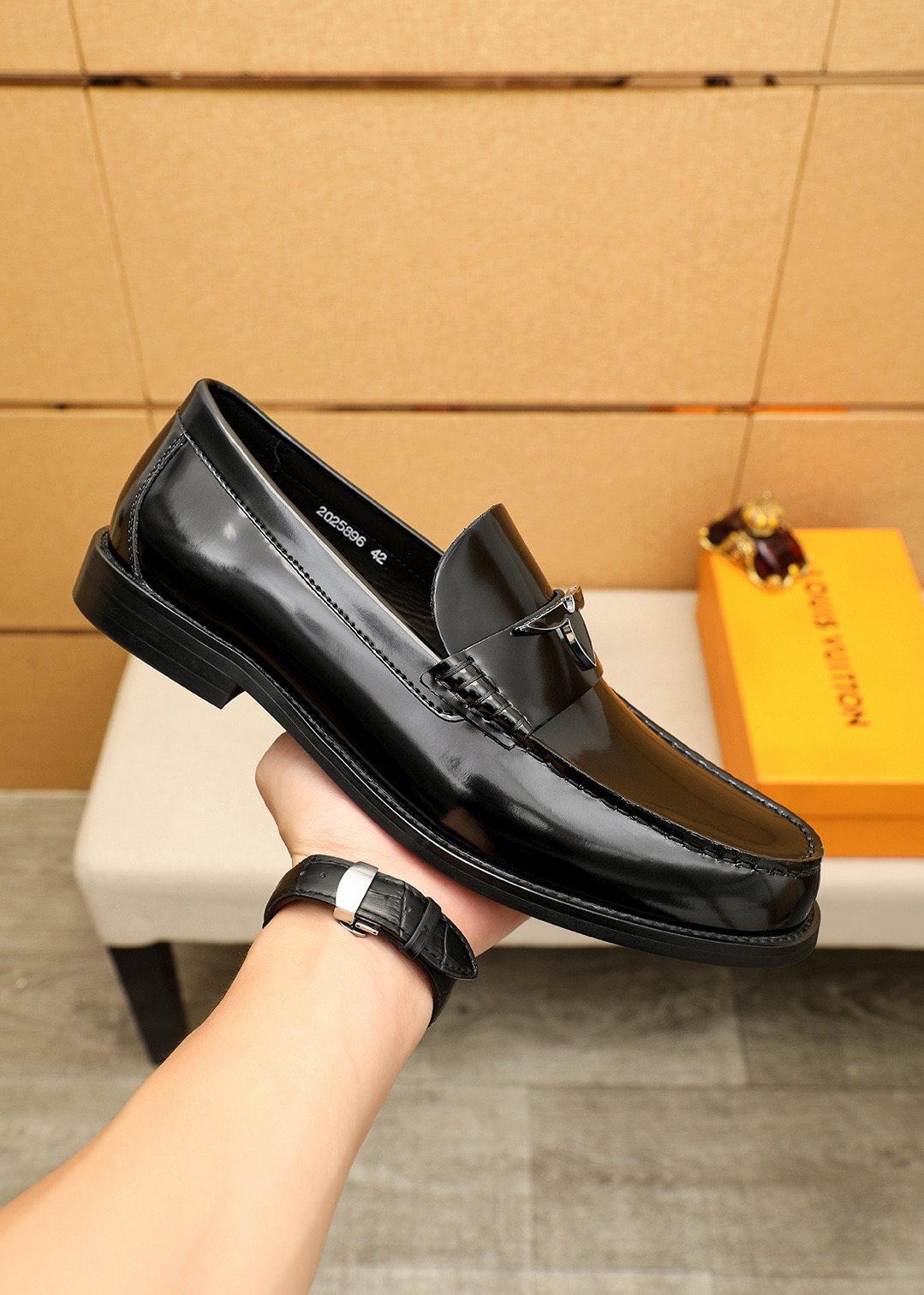 Louis Vuitton Black Hardware Loafers