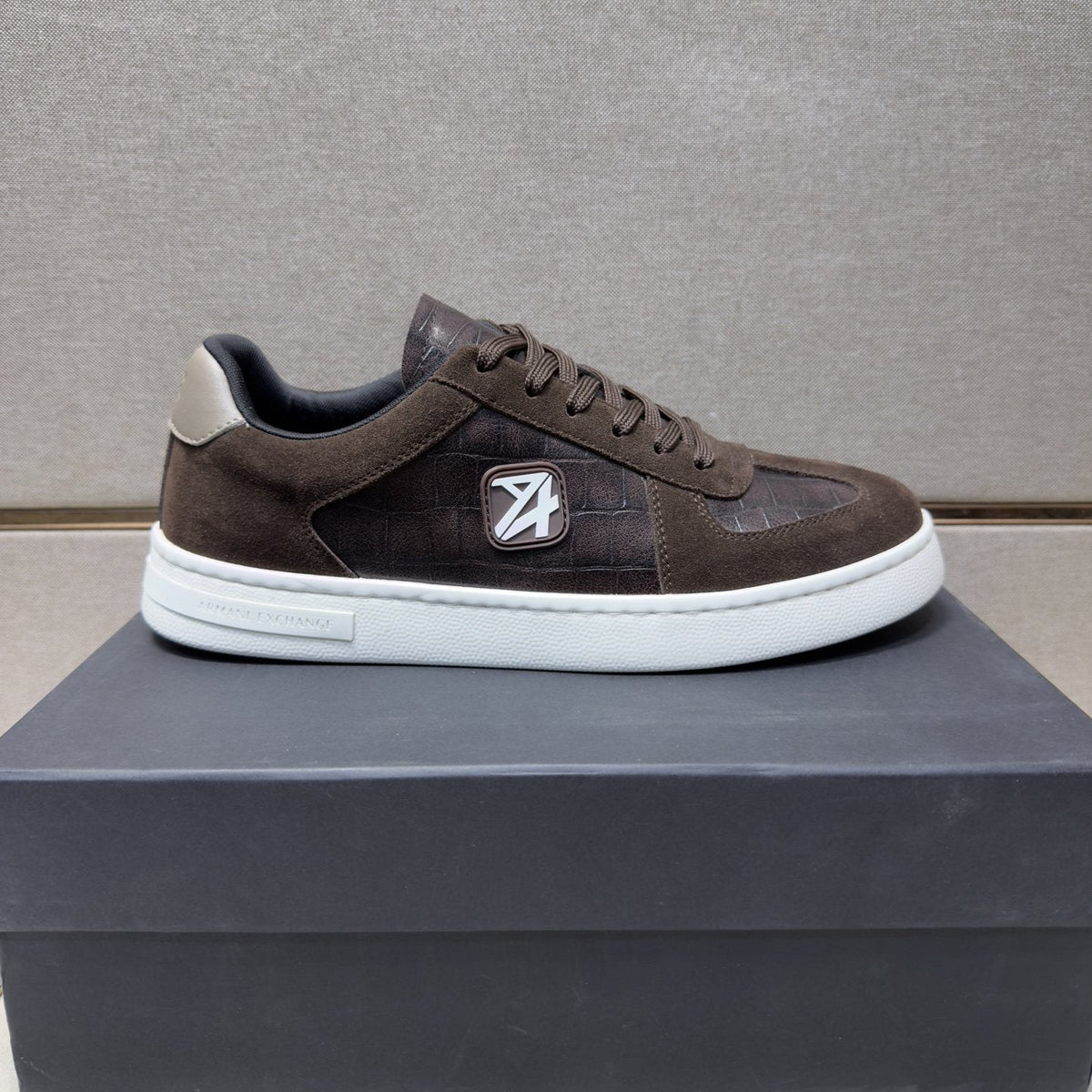 Armani Exchange Men's Paneled Low-Top Sneakers